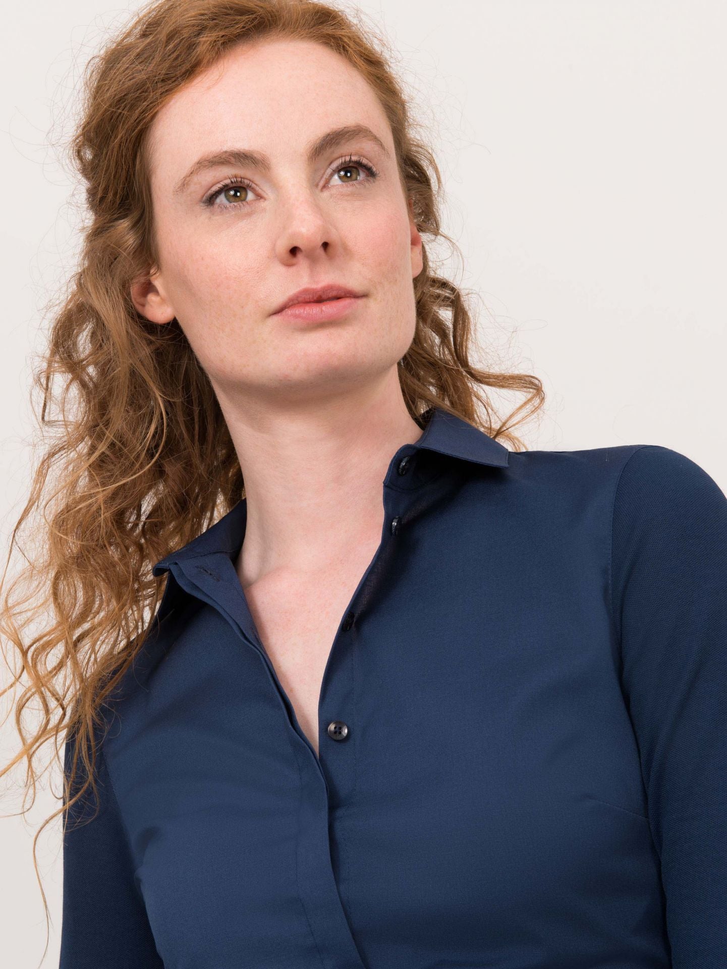 Damen Shirt-Bluse Demy 1204 dunkelblau