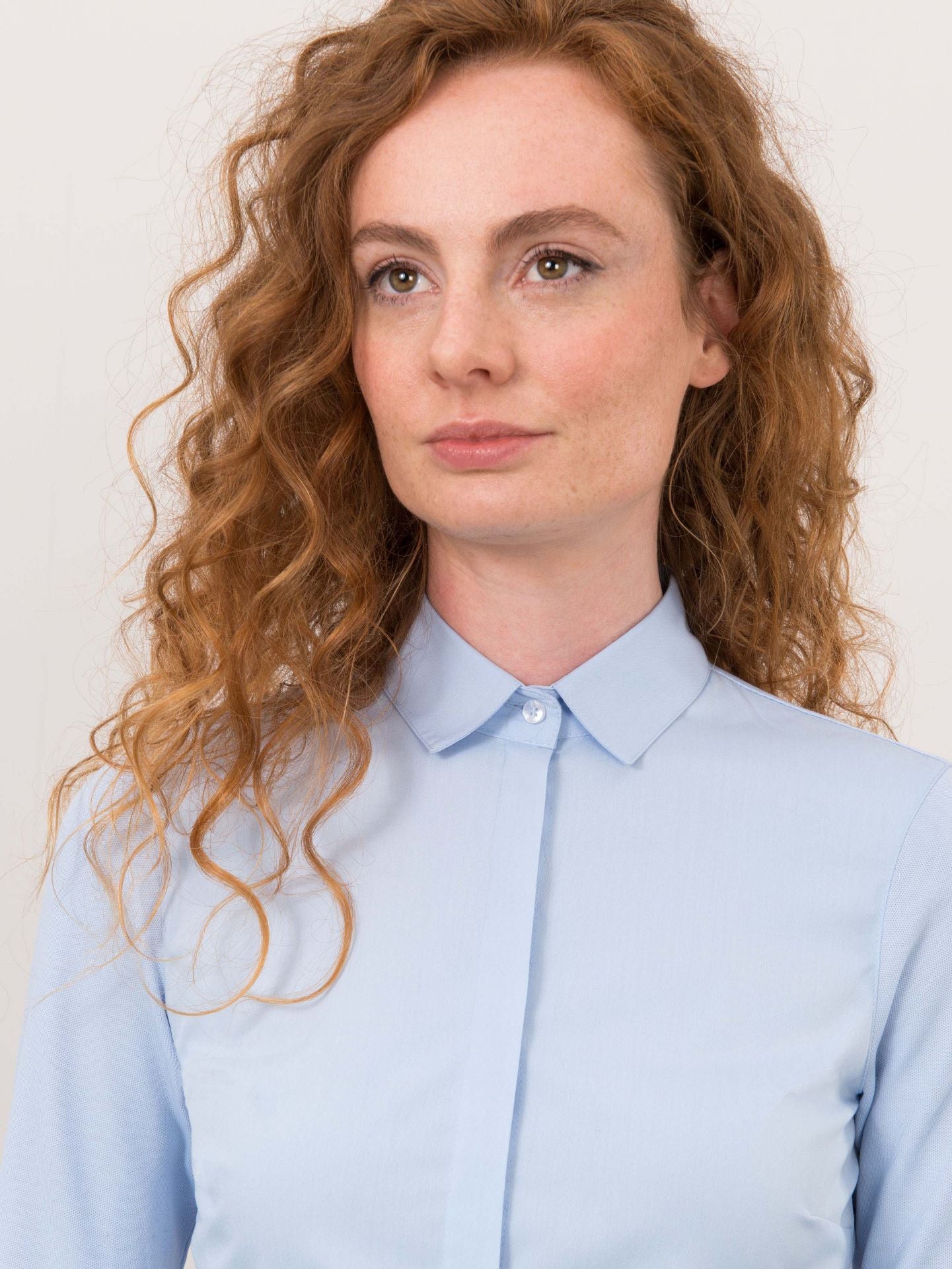 Damen Shirt-Bluse Demy 1204 hellblau von Le Nouveau Chef