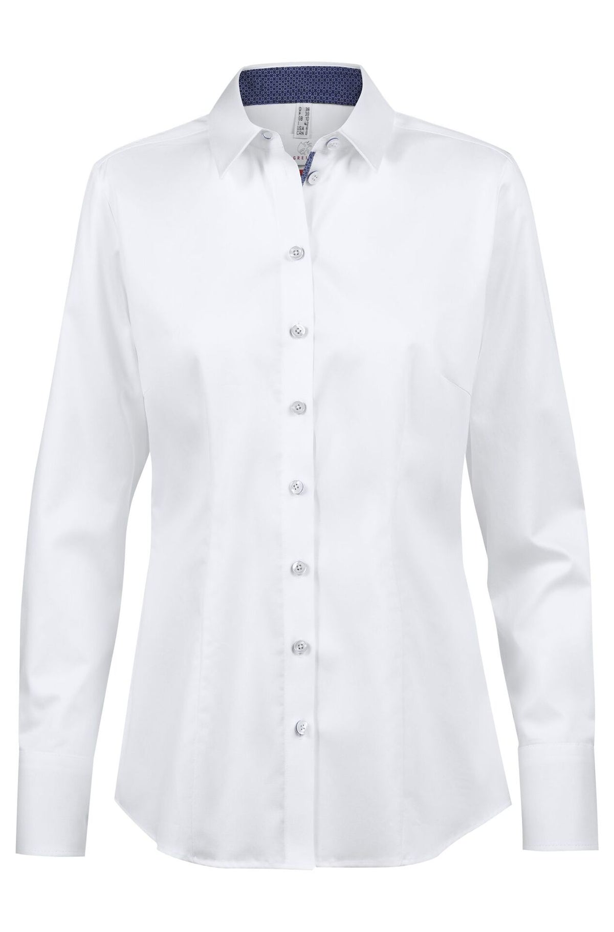 Premium Bluse 65621 mit Kontrastbesatz von Greiff
