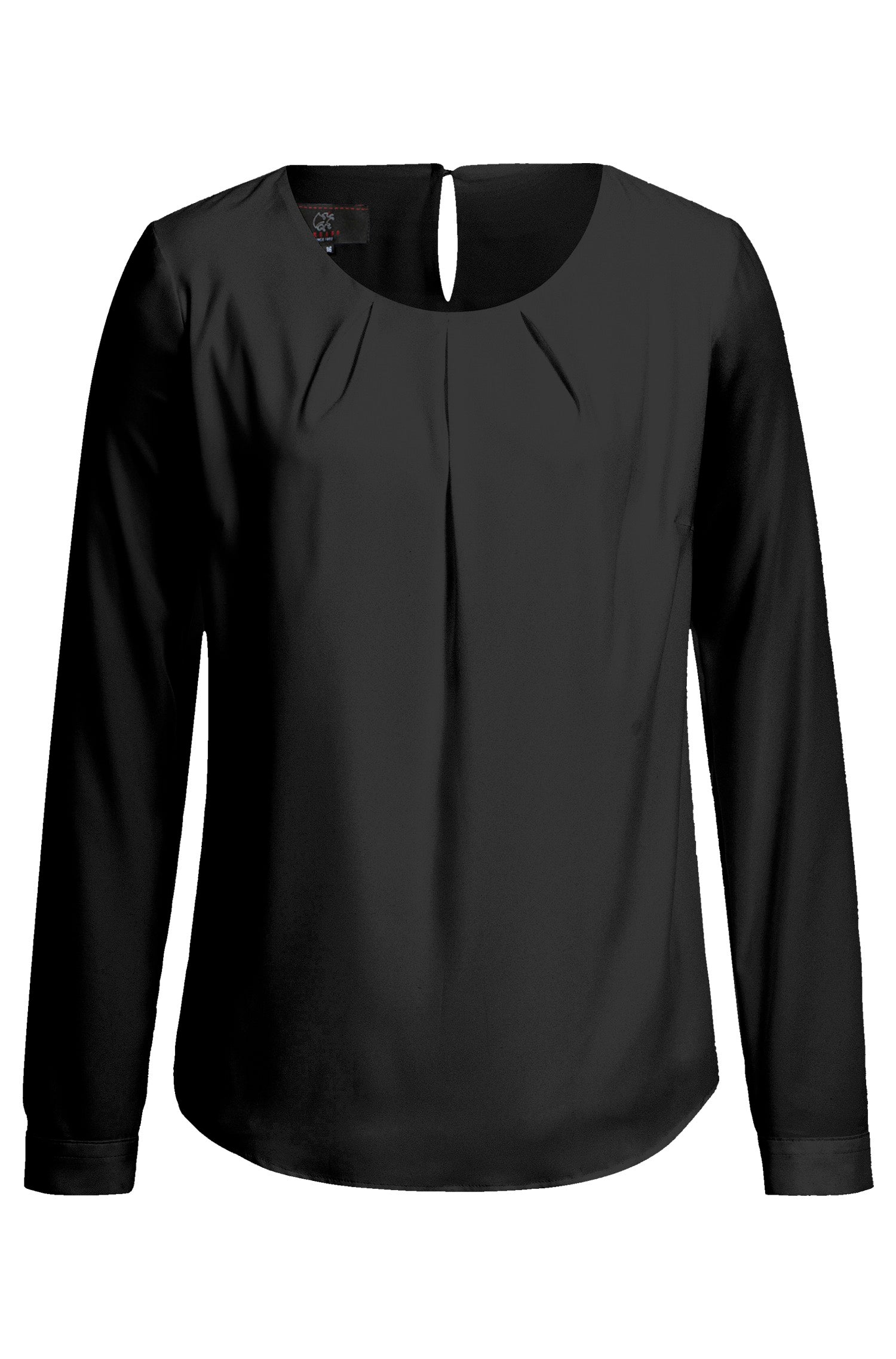 Damen Chiffon Shirt 6573 Langarm