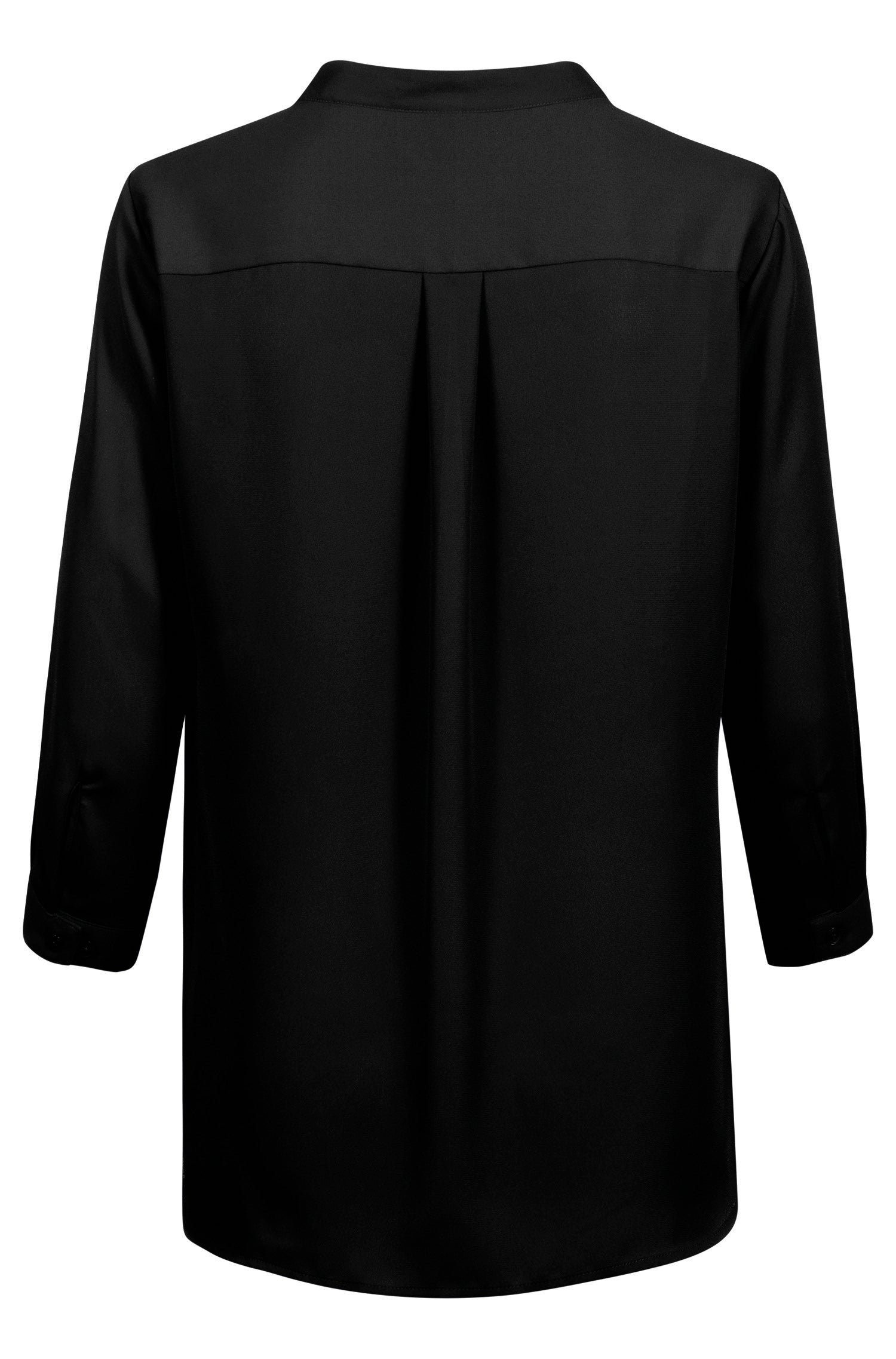 Damen Chiffon Bluse 6580 mit verdeckte Knopfleiste