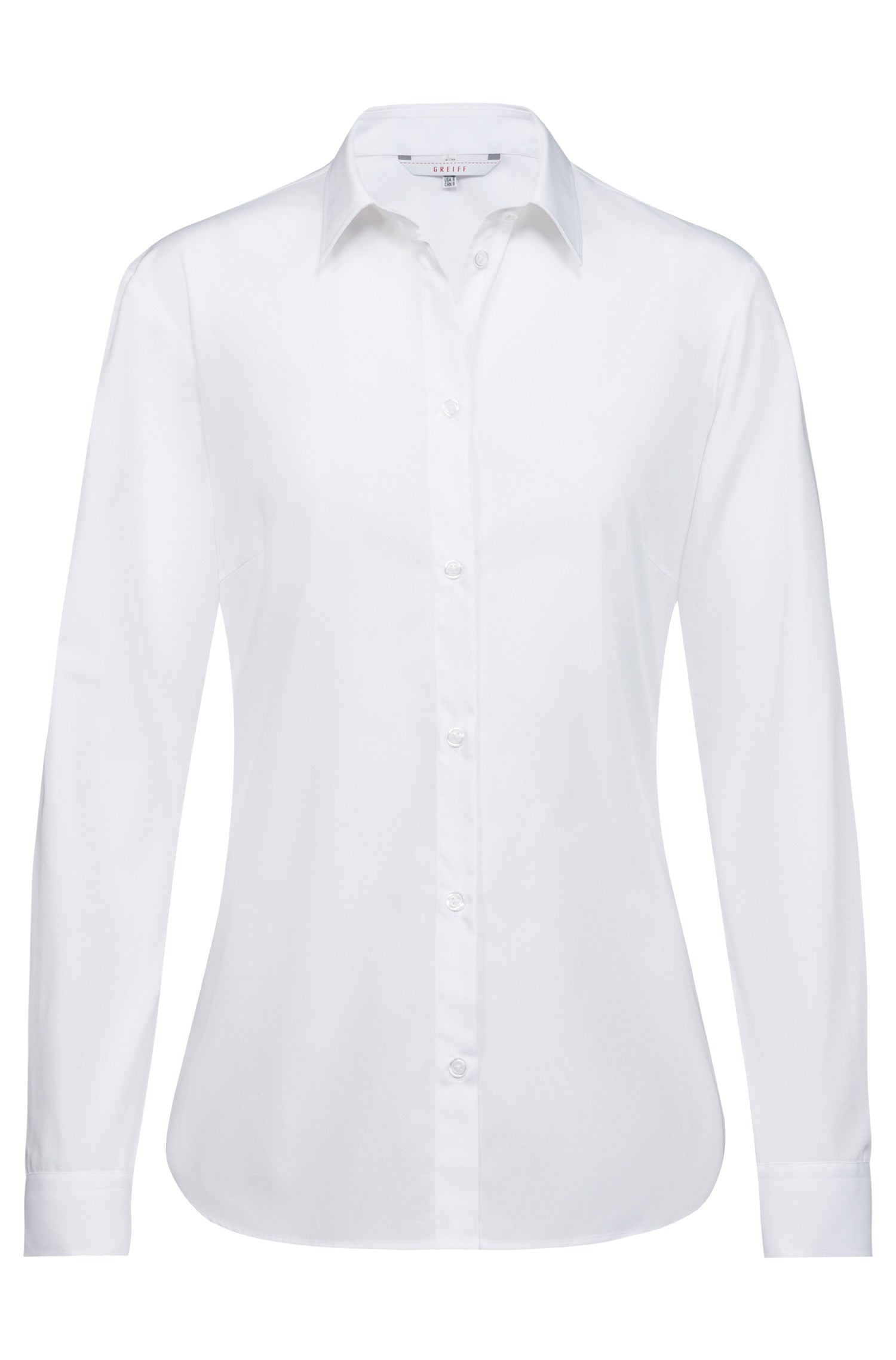 Günstige Damen-Bluse 6594 simple weiß