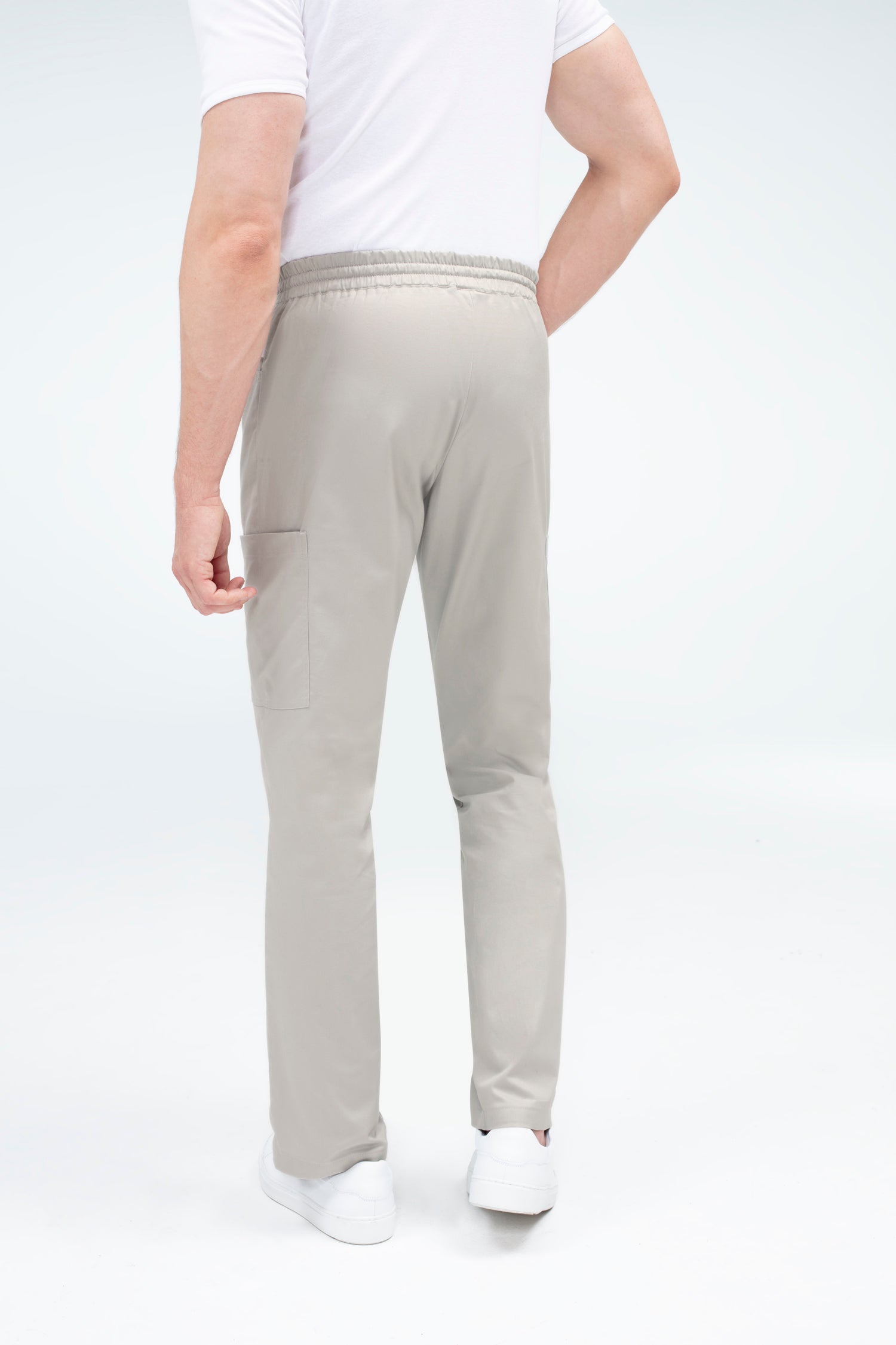 Unisex-Schupfhose 5338 aus Baumwolle mit Beintasche