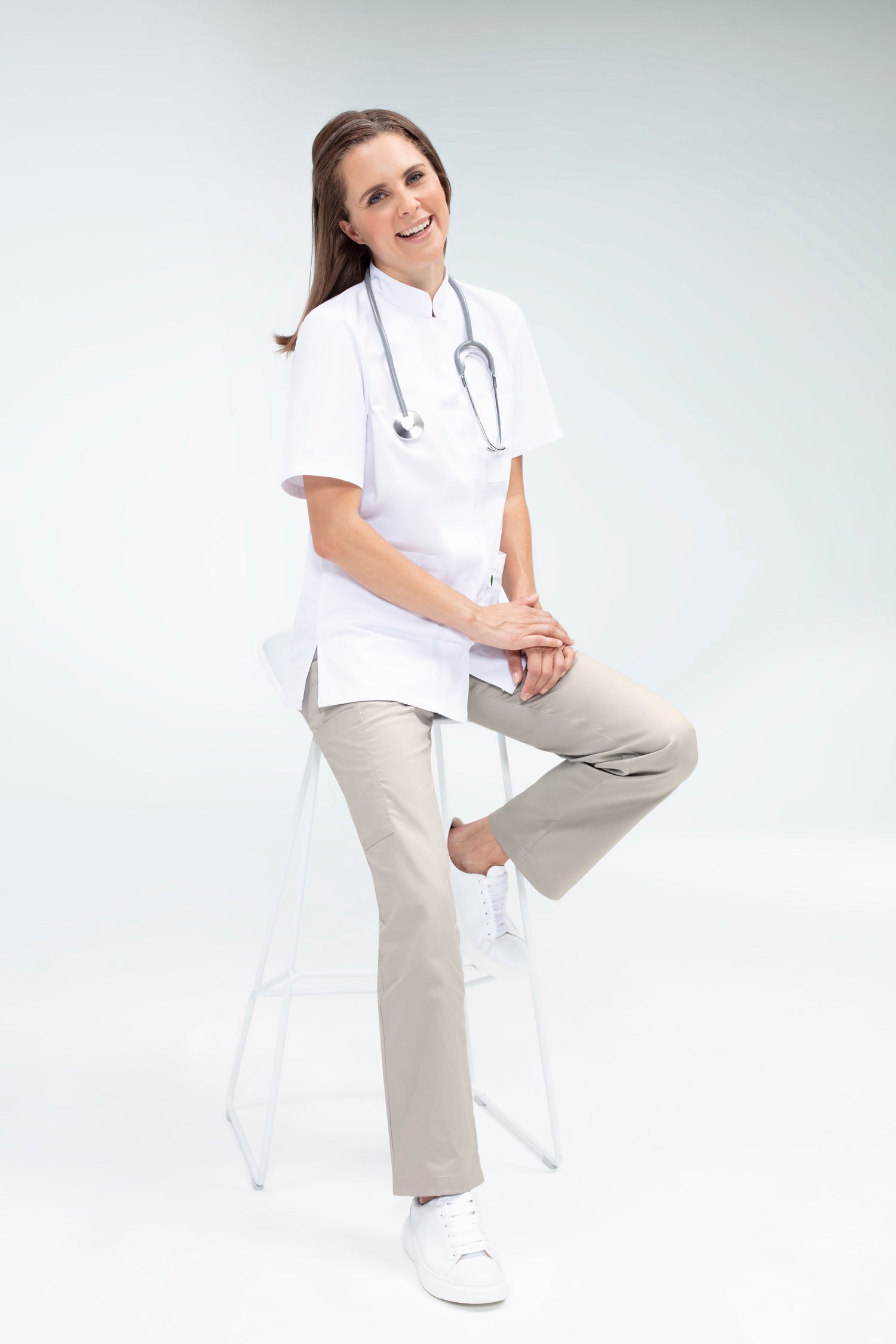 Unisex-Schupfhose 5338 aus Baumwolle mit Beintasche