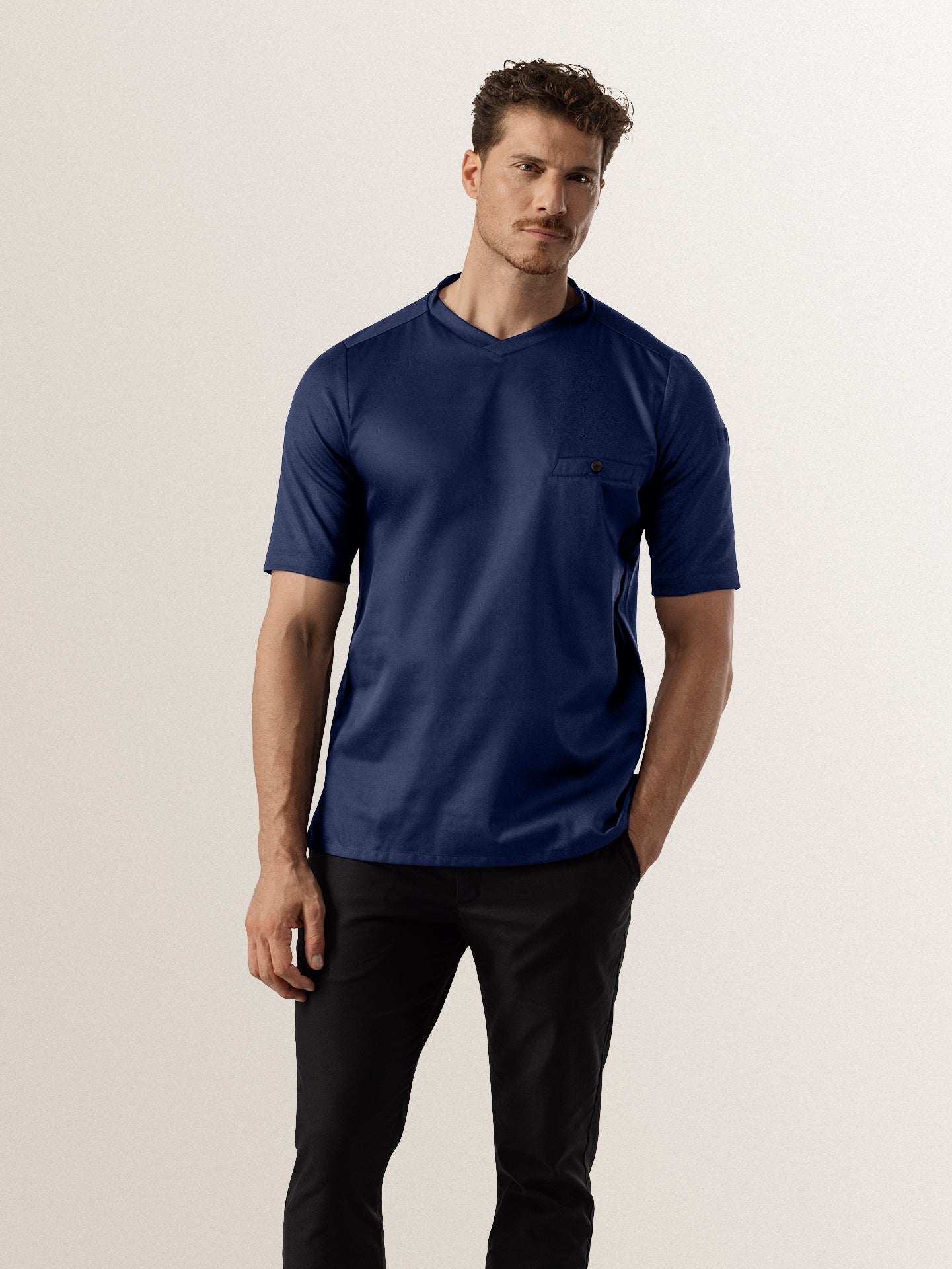 Edles Kurzarm Gastro-Shirt Ferre