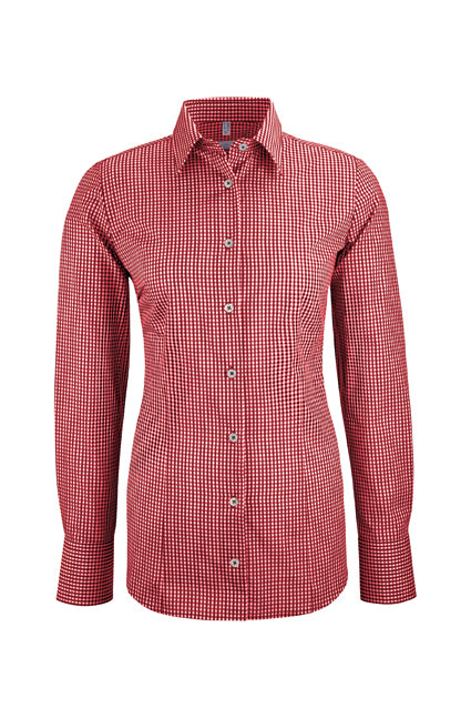 Damen_Vichy_Karobluse_rot