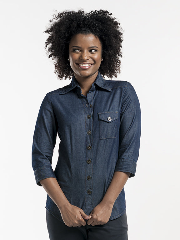 Damenbluse_Blue_Denim_Stretch_619