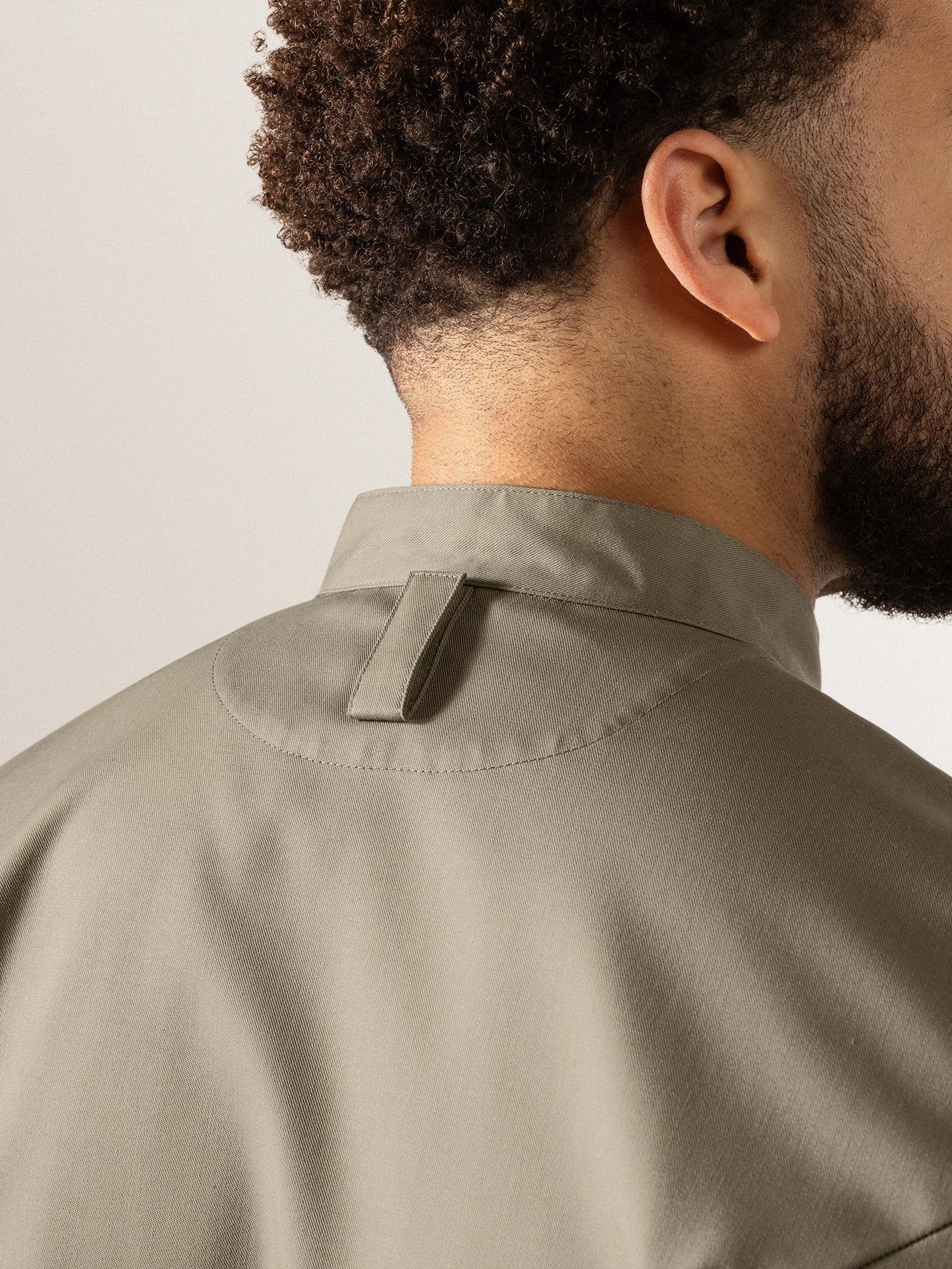 Klassische Drucknopf Kochjacke Dave