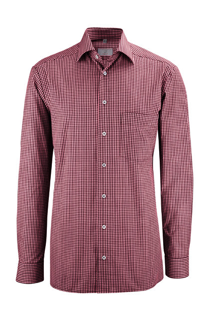 Herren_Vichy_Karohemd_bordeaux