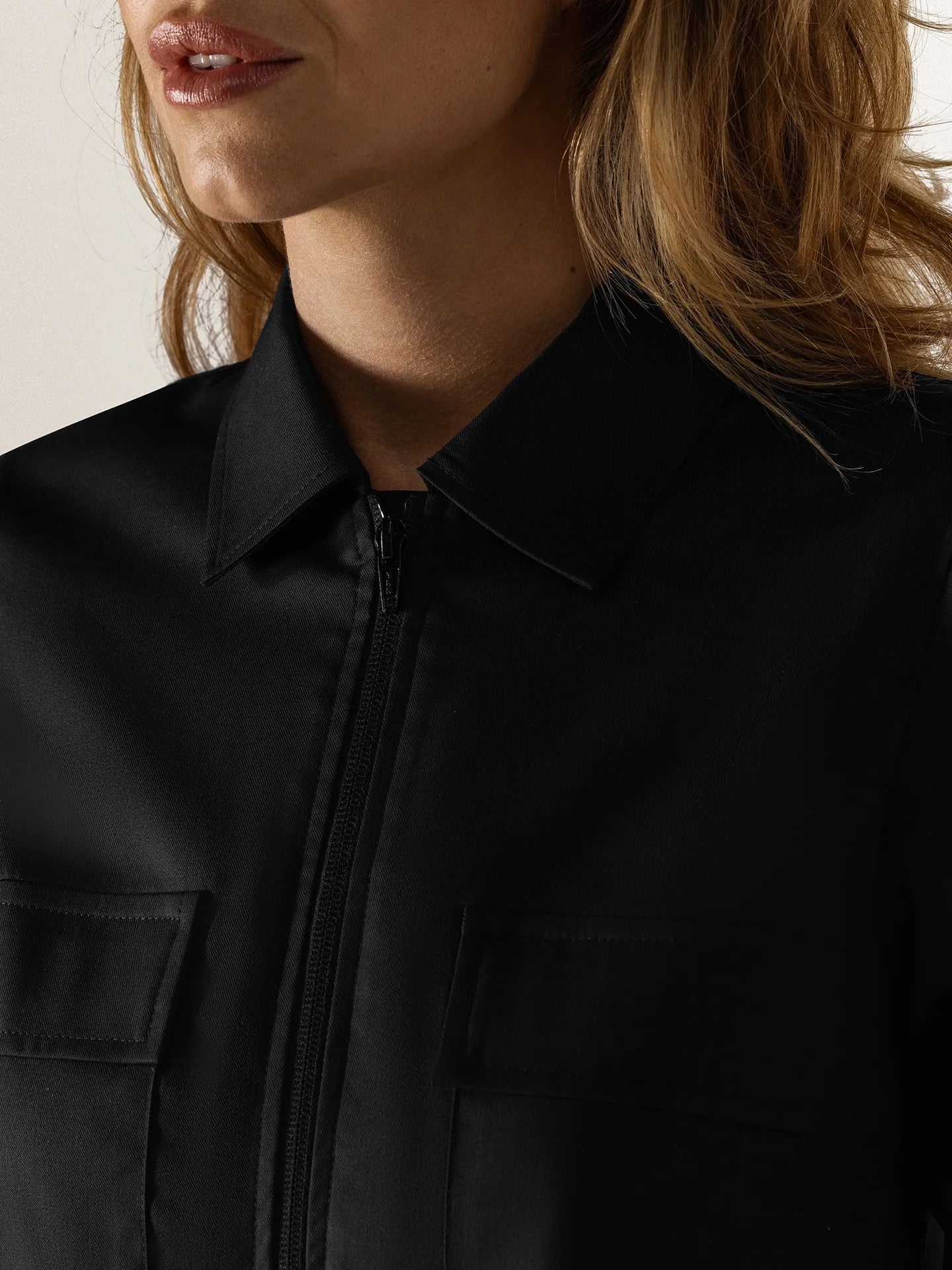 Damen Kochjacke Mila 1414 mit Reißverschluss