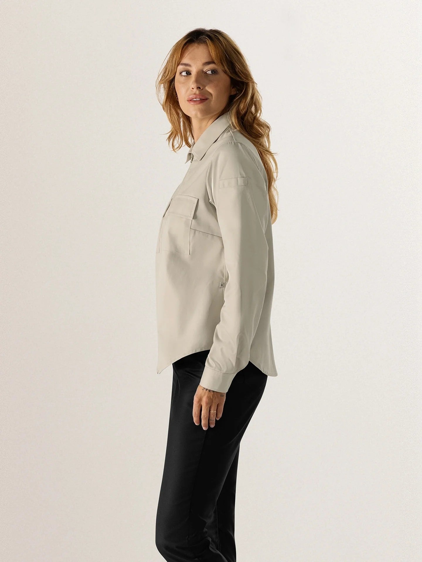 Damen Kochjacke Mila 1414 mit Reißverschluss
