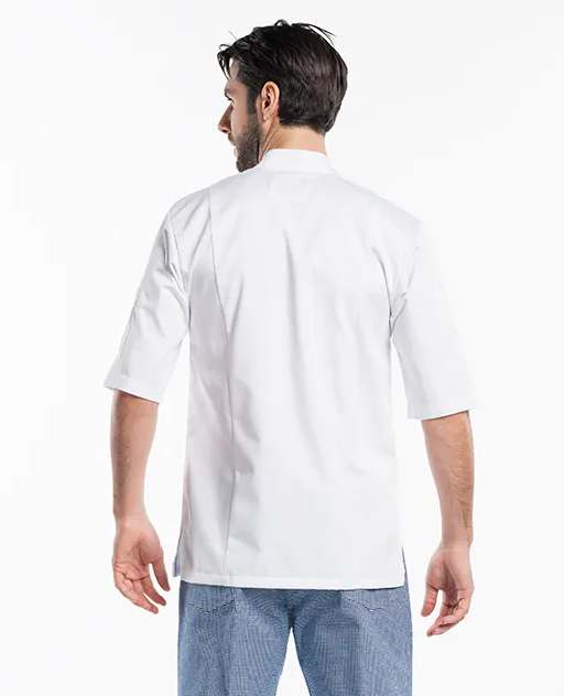 Chef Jacket Monza White Kurzarm