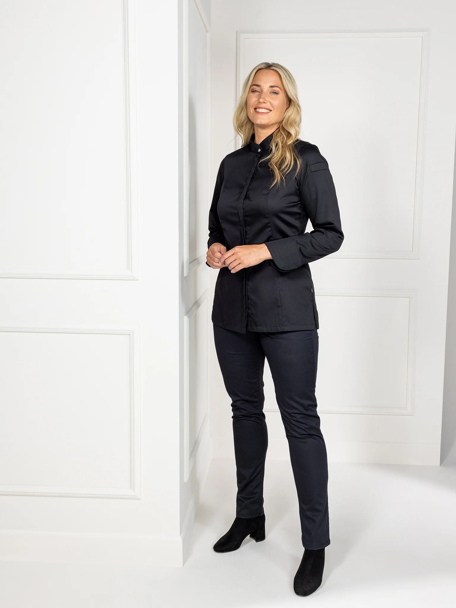 Damen Kochjacke Venus 2014 mit verdeckter Knopfleiste