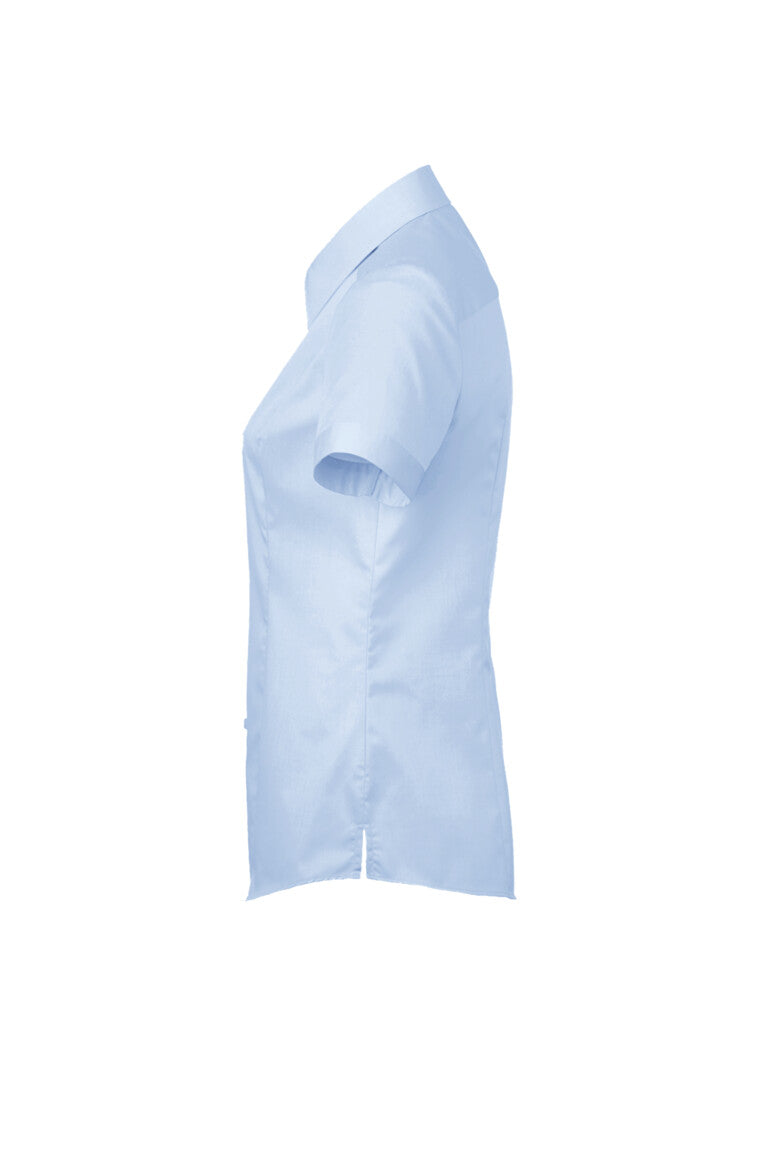 Damen Business Bluse 112 Kurzarm aus Baumwolle