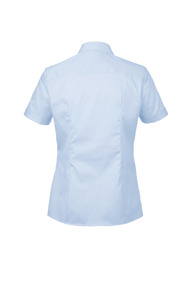 Damen Business Bluse 112 Kurzarm aus Baumwolle