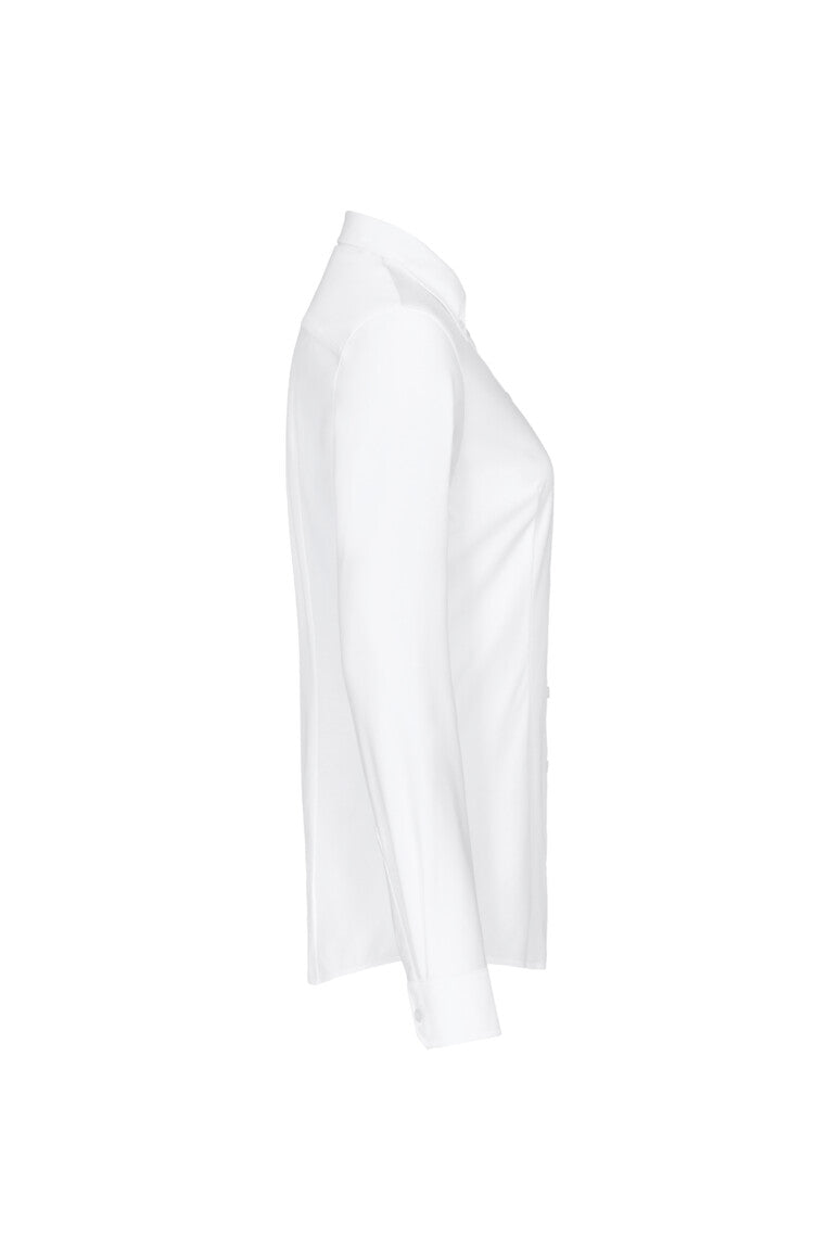 Natural Stretch Bluse 129 Button Down