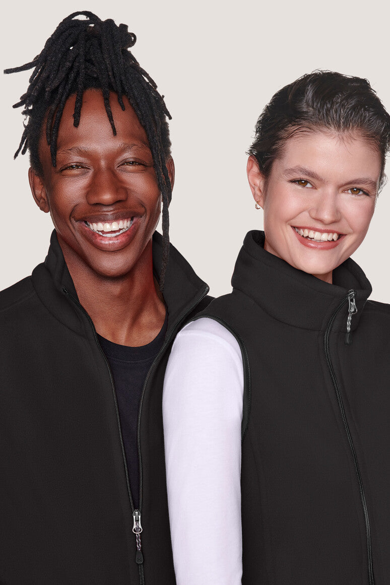 Damen Fleece Weste 247 schwarz von Hakro bei workers friend bestellen