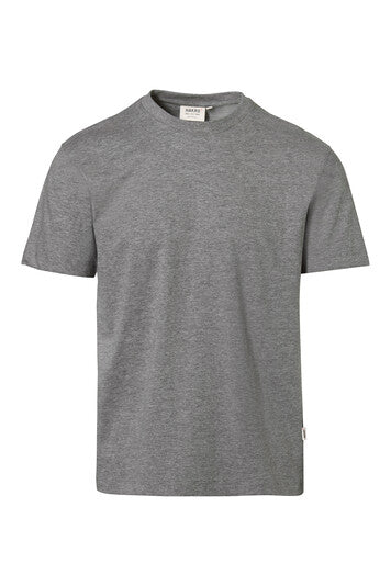 SALE Hakro T-Shirt 293 aus Baumwolle grau-meliert, Gr. M