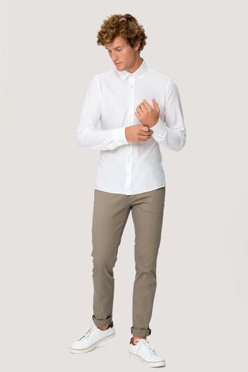 Button Down Hemd 130 Natural Stretch