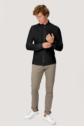 Button Down Hemd 130 Natural Stretch