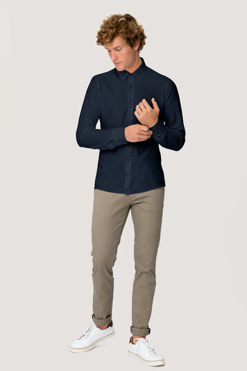 Button Down Hemd 130 Natural Stretch