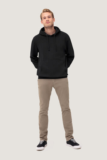 SALE Kapuzen Sweatshirt 601 Premium schwarz, Gr. M