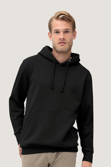 SALE Kapuzen Sweatshirt 601 Premium schwarz, Gr. M