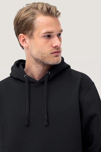 SALE Kapuzen Sweatshirt 601 Premium schwarz, Gr. M