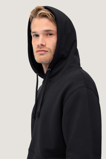 SALE Kapuzen Sweatshirt 601 Premium schwarz, Gr. M