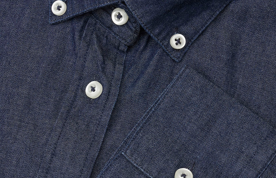 Soft Denim Bluse S770 von Seven Seas