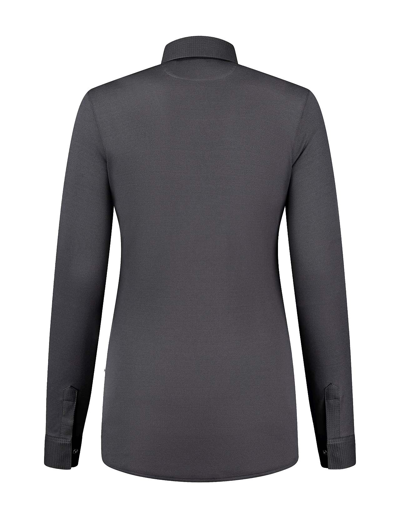 SALE Damen Kochhemd 2112 Sophie dunkelgrau Gr. M