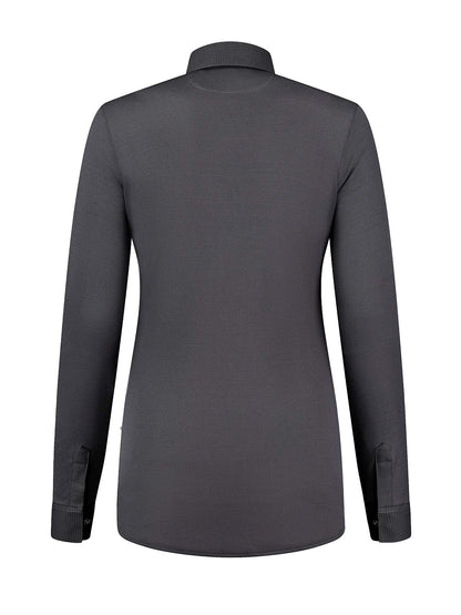 SALE Damen Kochhemd 2112 Sophie dunkelgrau Gr. M