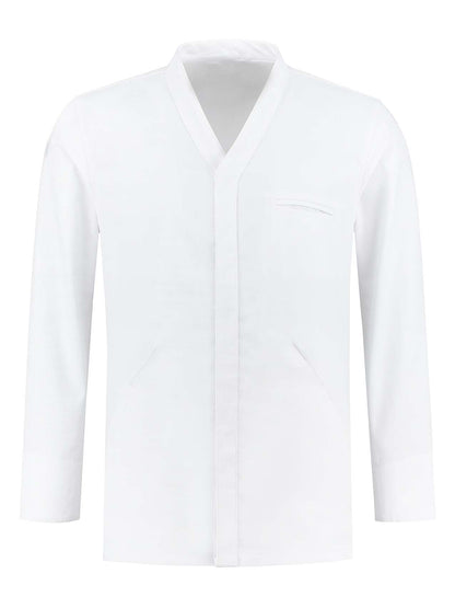 SALE Gastojacke 2210 Andreas im Asia-Style weiß