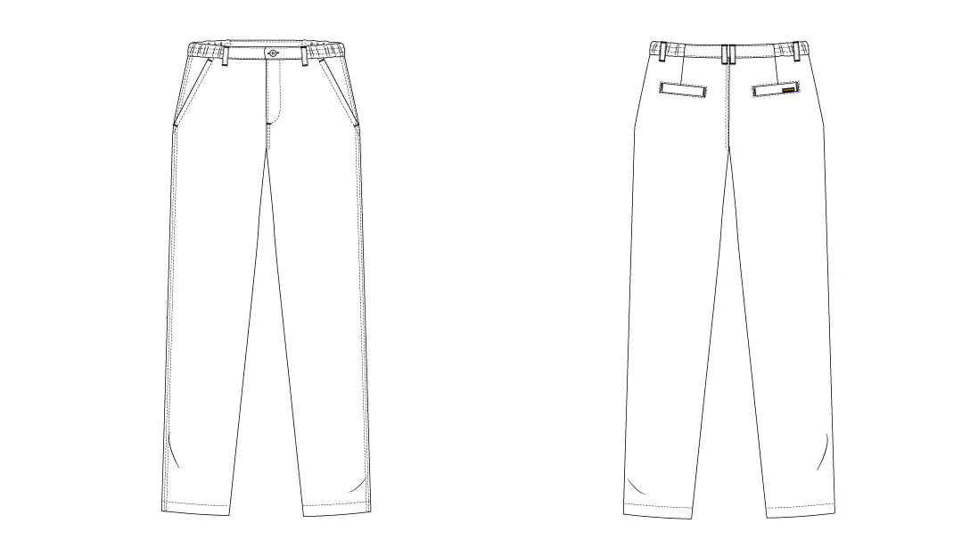 Chef Pants Chivano grey  von Chaud Devant