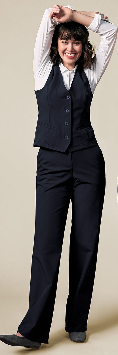 Softe Damen Hose 13023 Flow mit weitem Bein