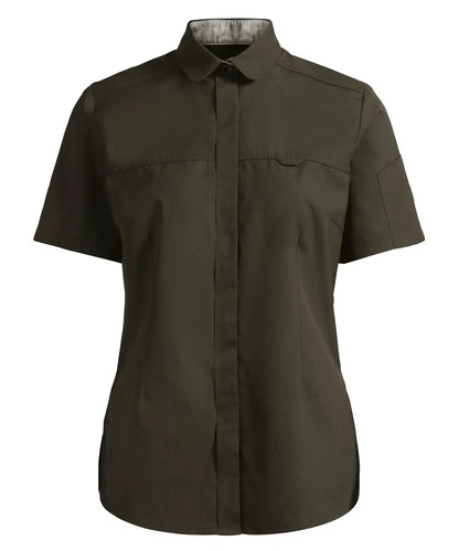 Damen Koch-/Servicebluse 15054 Kurzarm