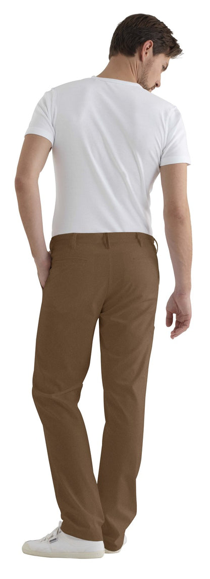 Herren Chino 26401 khakibraun mit Stretch