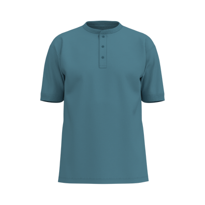Herren Polo-Shirt 44114 mit Stehkragen