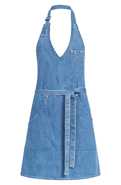 Damen Latzschürze 4411 Denim von Greiff