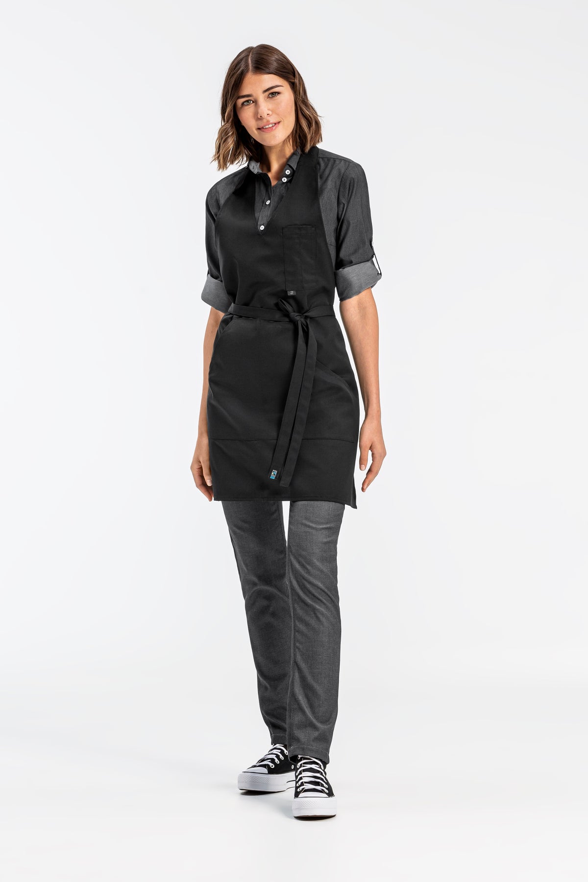 Damen Latzschürze 4411 Denim von Greiff