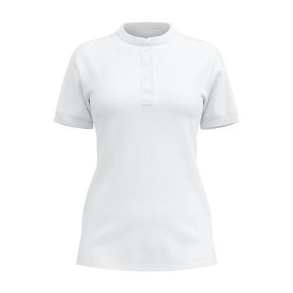 Damen Polo-Shirt 44123 mit Stehkragen