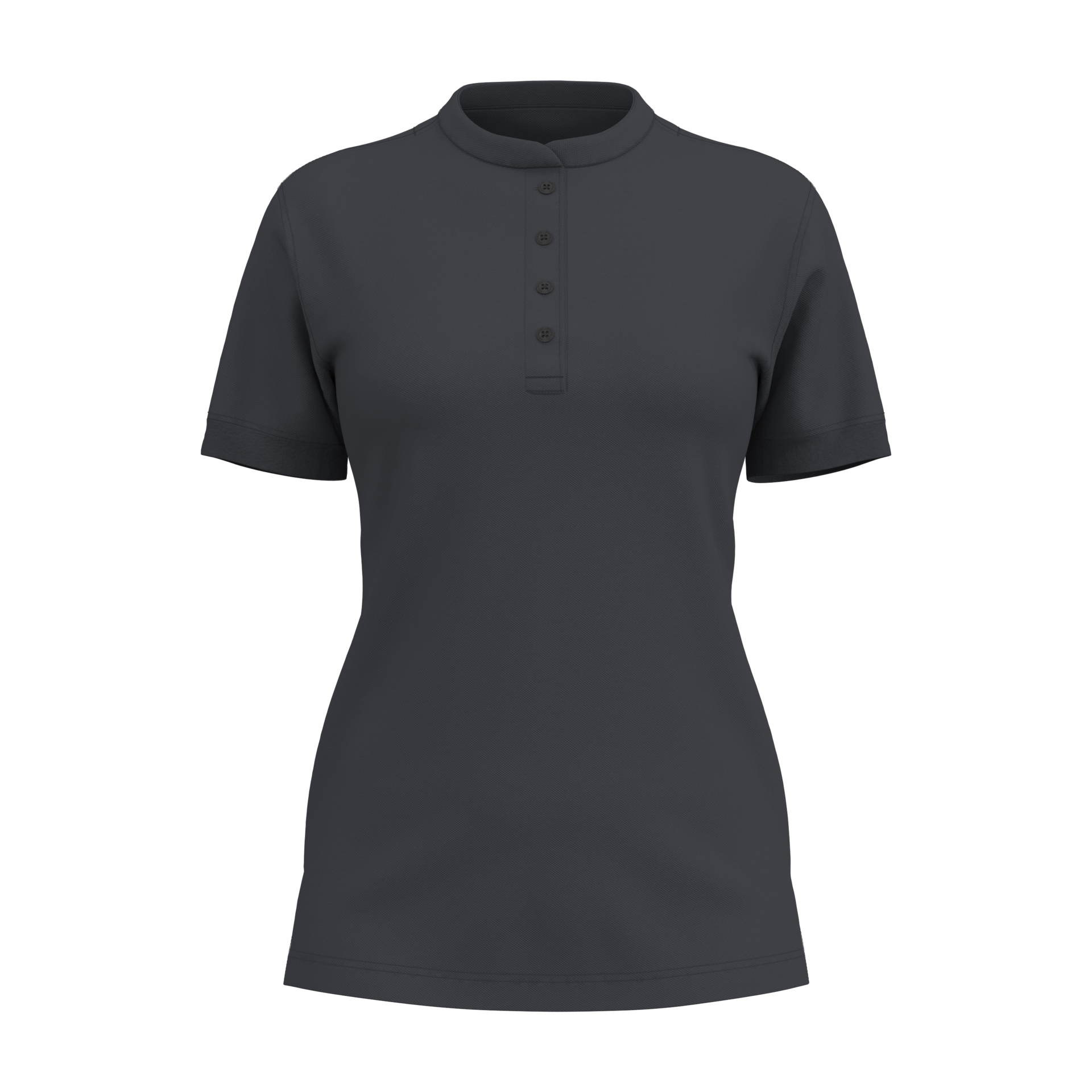 Damen Polo-Shirt 44123 mit Stehkragen