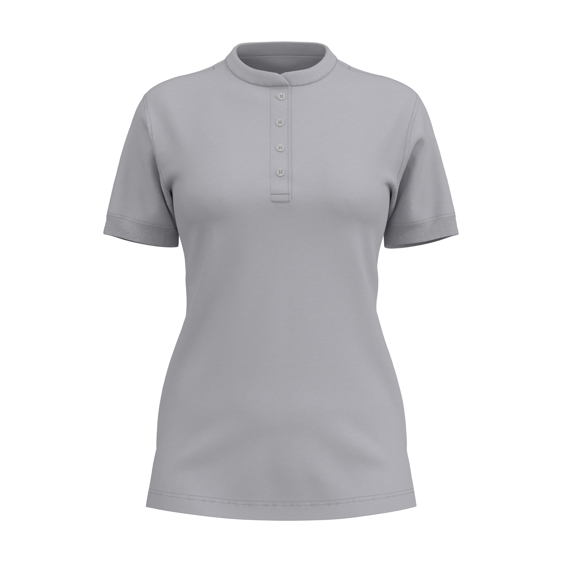 Damen Polo-Shirt 44123 mit Stehkragen