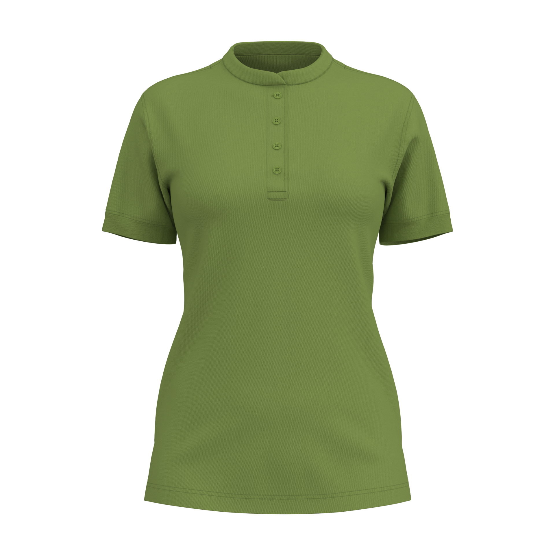Damen Polo-Shirt 44123 mit Stehkragen