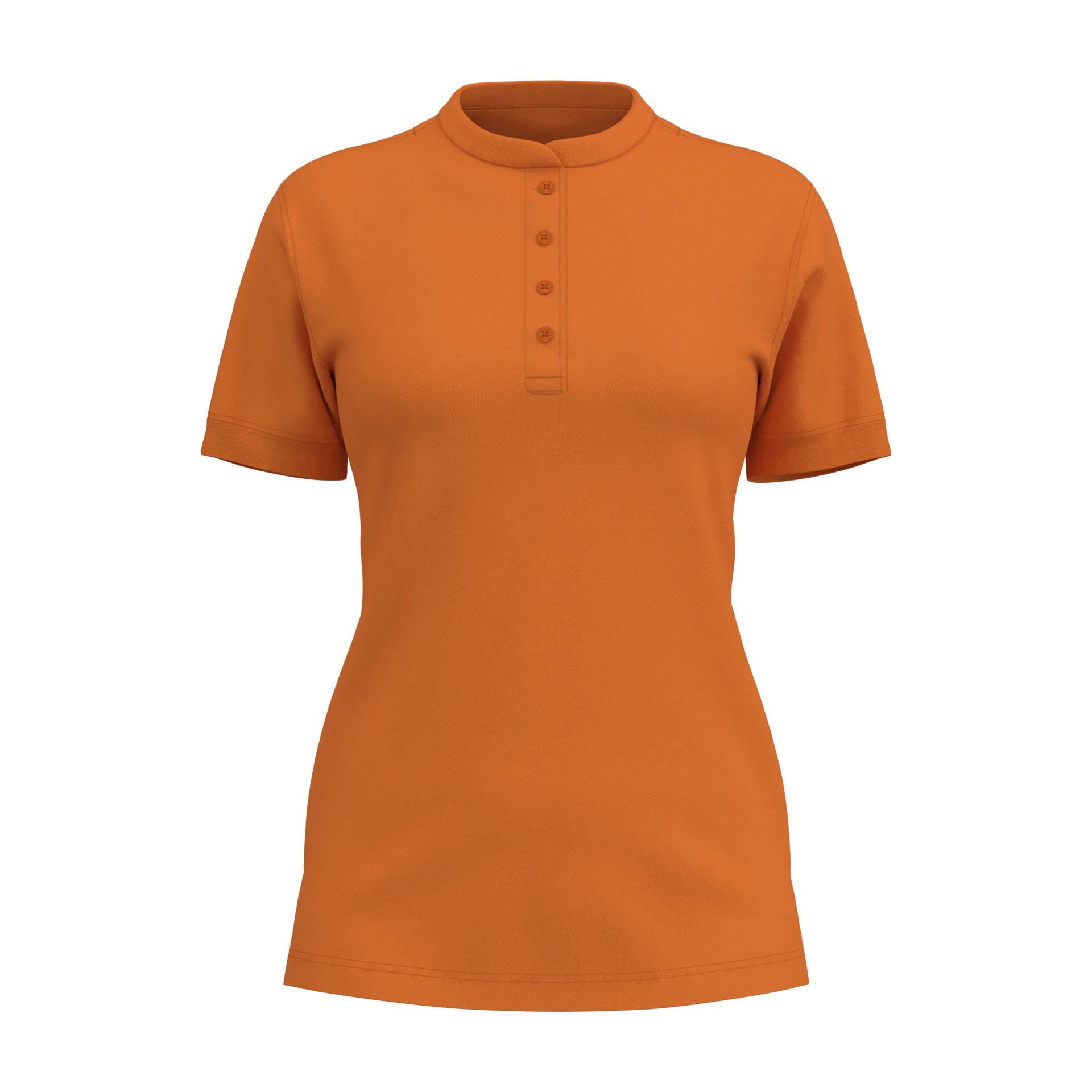 Damen Polo-Shirt 44123 mit Stehkragen