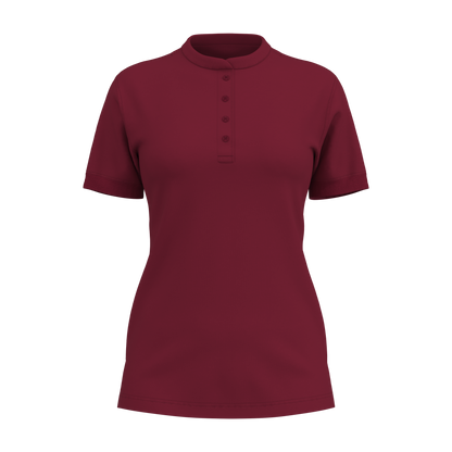 Damen Polo-Shirt 44123 mit Stehkragen