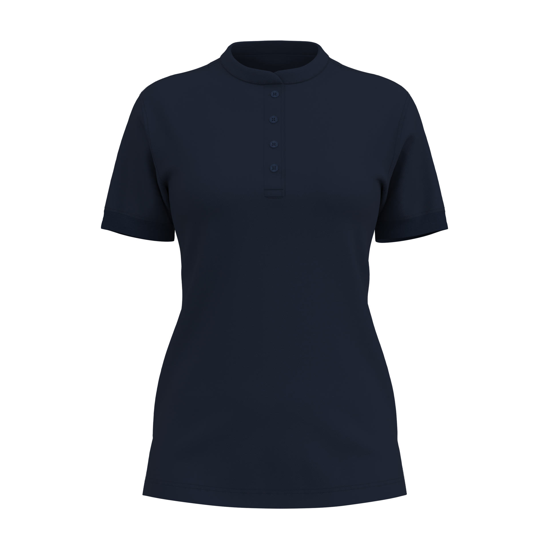 Damen Polo-Shirt 44123 mit Stehkragen