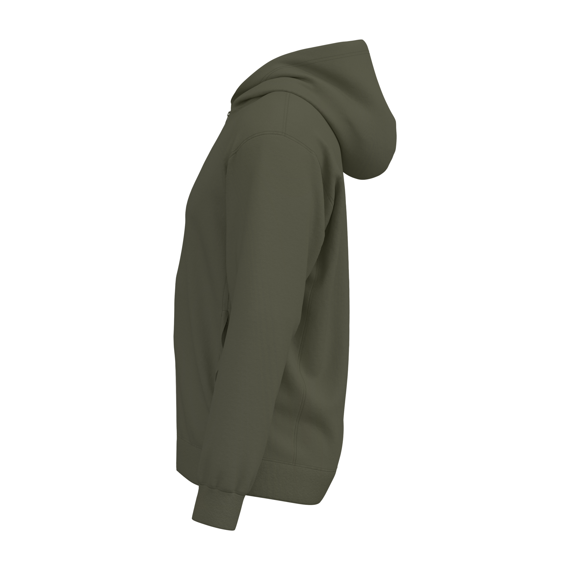 Robuster Unisex Hoodie 4416 mit Zipper