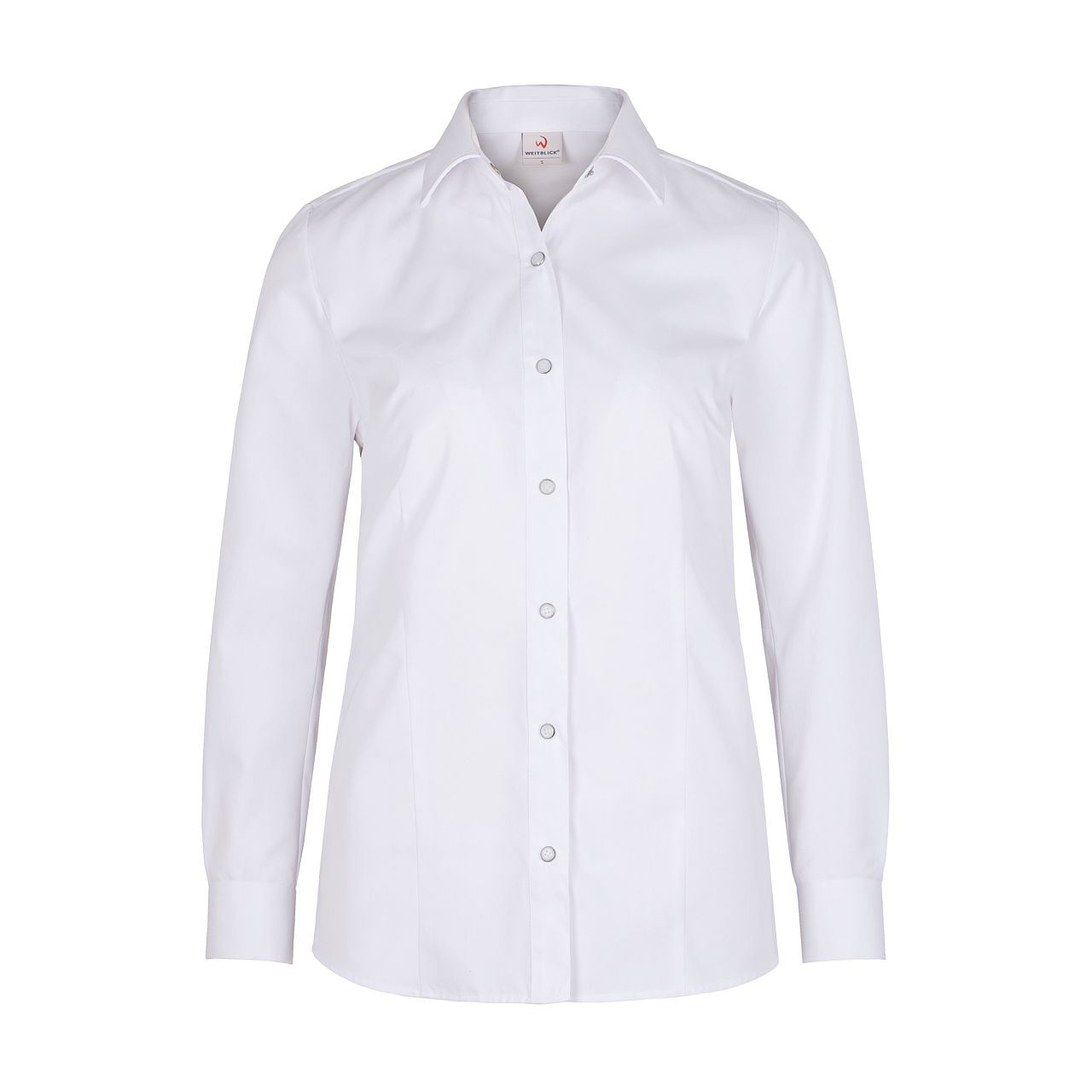 Damen-Bluse 48036 mit edlen Druckknöpfen