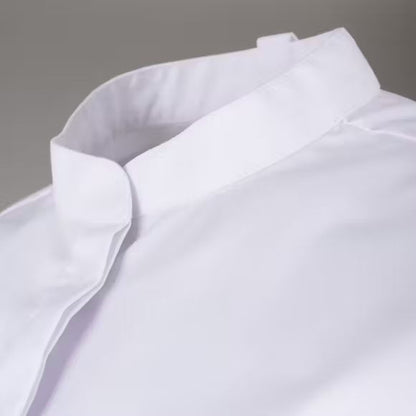 Damen Kochhemd 48055 mit Druckknöpfen
